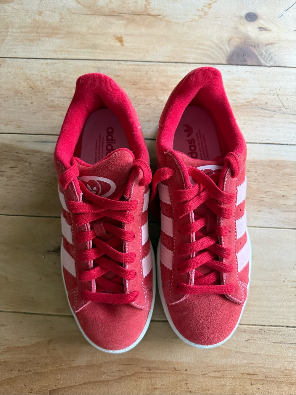 Adidas Red & Pink Classic Sneakers